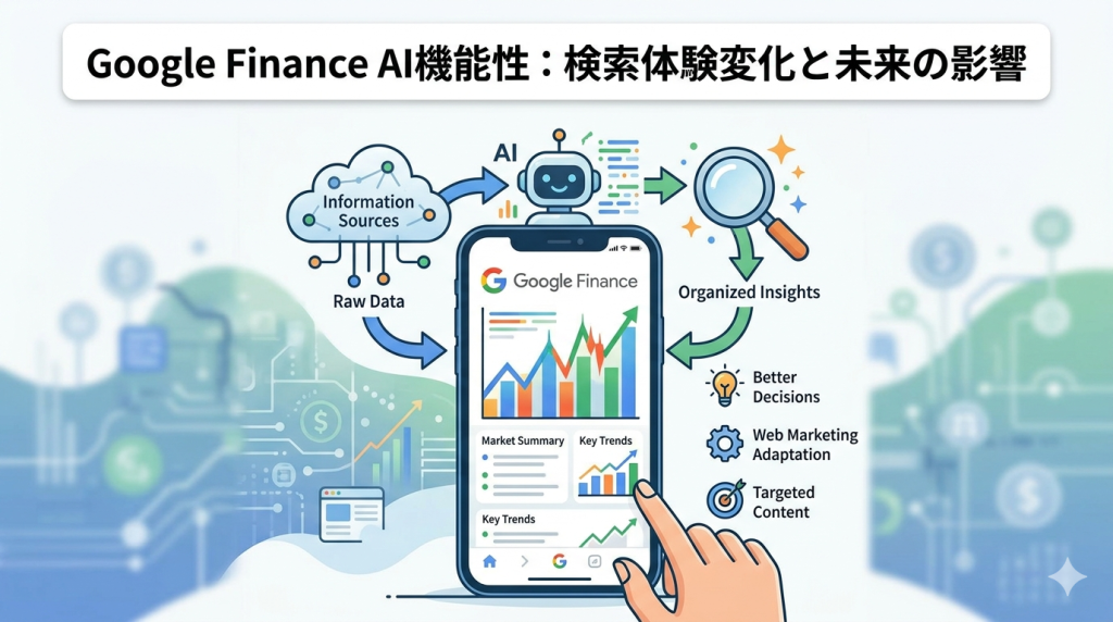 Google FinanceにAI機能が追加｜検索体験の変化と今後の影響
