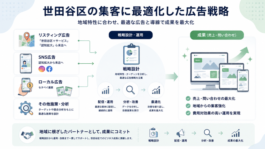 世田谷区の広告運用,グロースパートナー
