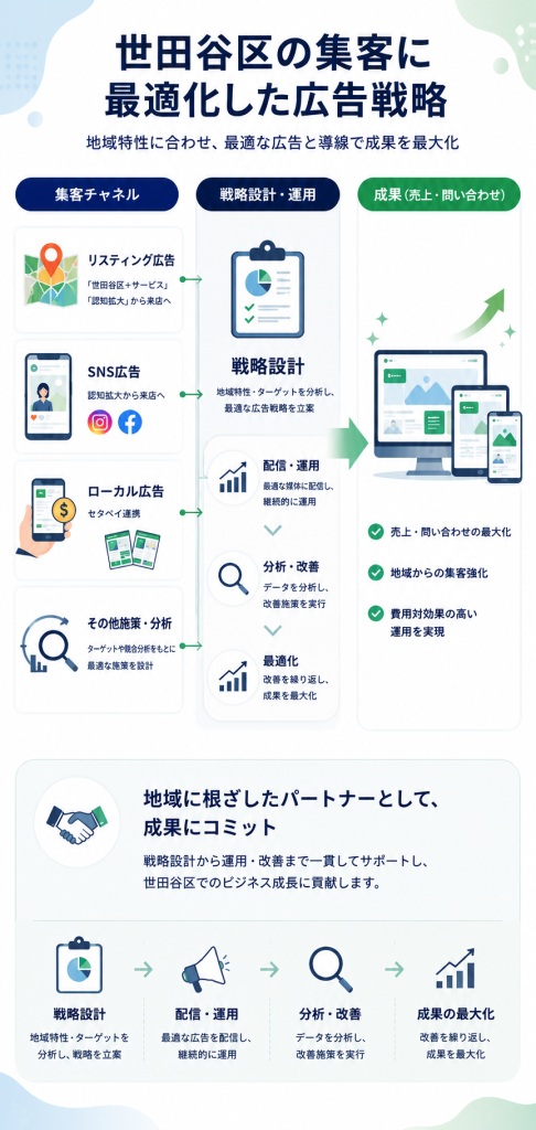 世田谷区の広告運用,グロースパートナー