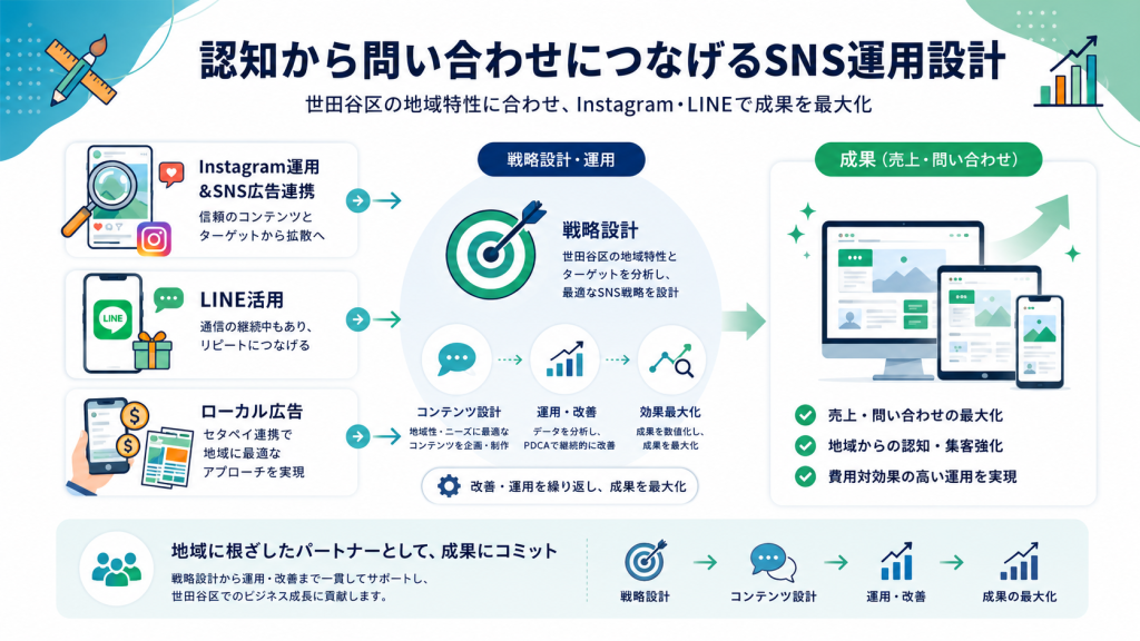 世田谷区のSNS運用代行,グロースパートナー